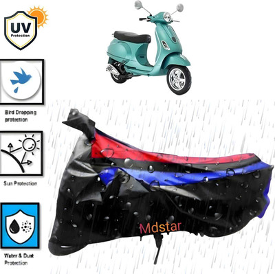 MWBB Waterproof Two Wheeler Cover for Vespa(VXL 125 BS6, Black)