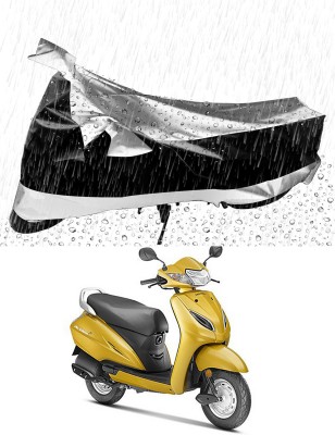 Genipap Two Wheeler Cover for Honda(Activa 5G, Silver, Black)