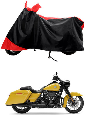 GROFATIK Two Wheeler Cover for Harley Davidson(Road King, Red)