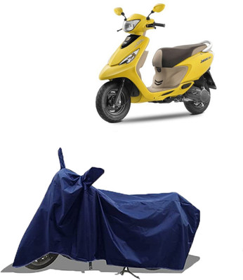 Aoriyon Waterproof Two Wheeler Cover for TVS(Scooty Zest 110, Blue)