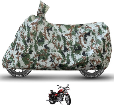 Caronix Waterproof Two Wheeler Cover for Royal Enfield(Thunderbird 500, Green)