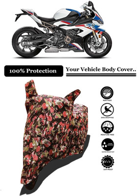 Amexride Two Wheeler Cover for BMW(S1000RR, Multicolor)