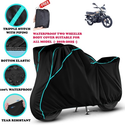 OliverX Waterproof Two Wheeler Cover for Bajaj(CT 100, Black)