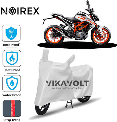 NOIREX Waterproof Two Wheeler Cover for KTM(390 Duke, Silver)