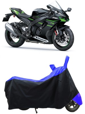 Coxtor Waterproof Two Wheeler Cover for Kawasaki(Ninja ZX 10R BS6, Blue)