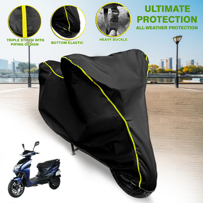 GARREGE Waterproof Two Wheeler Cover for Hero(Electric, Blue)