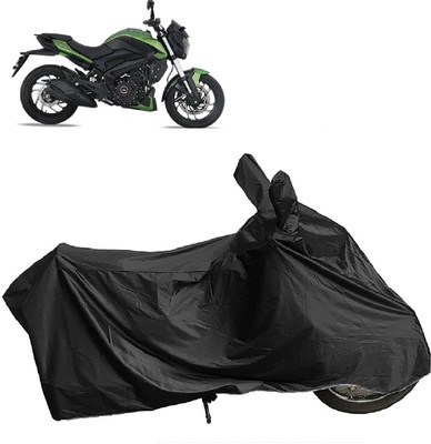 DIGGU Two Wheeler Cover for Bajaj(Dominar 250, Black)
