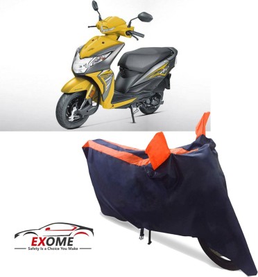 EXOME Two Wheeler Cover for Honda(Dio, Orange)