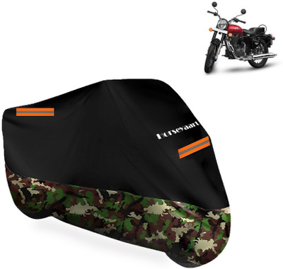 Horseyaart Waterproof Two Wheeler Cover for Royal Enfield(Bullet 350, Multicolor)