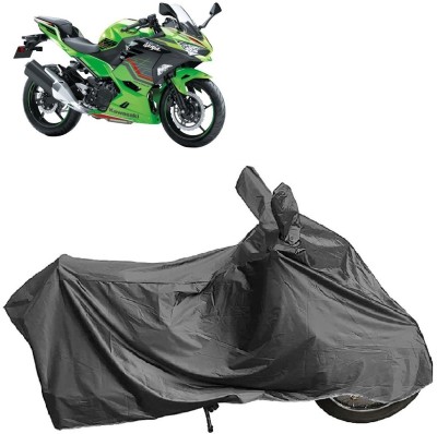 DIGGU Two Wheeler Cover for Kawasaki(Ninja 400 BS6, Grey)