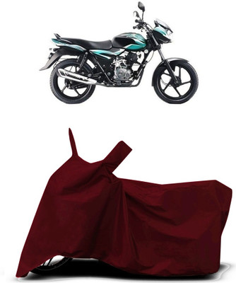 VESMEI Two Wheeler Cover for Bajaj(Discover 100 DTS-i, Red)