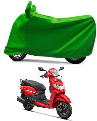 Furious3D Two Wheeler Cover for Hero(Pleasure Plus, Green)