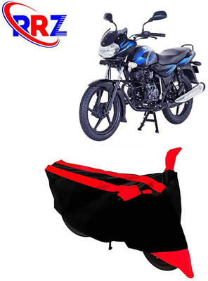 RRZ Waterproof Two Wheeler Cover for Bajaj(Discover 110, Black, Red)
