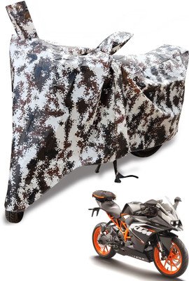 Auto Hub Waterproof Two Wheeler Cover for KTM(RC 200, Multicolor)