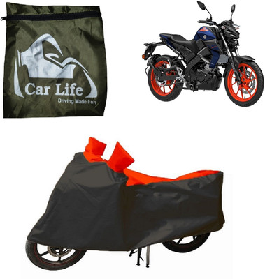 Car Life Waterproof Two Wheeler Cover for Yamaha(MT 15, Red, Black)