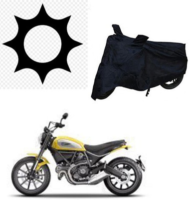 MMSSTAR Waterproof Two Wheeler Cover for Ducati(Scrambler, Black)