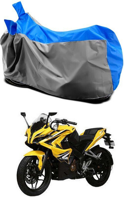 DeepShakshi AUTOMOTIVE Waterproof Two Wheeler Cover for Bajaj(Pulsar 200 BS6, Grey)