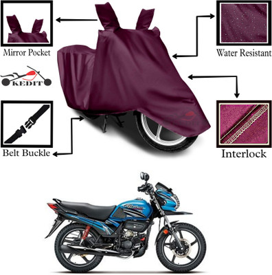 KEDIT Two Wheeler Cover for Hero(Passion Pro TR, Maroon)