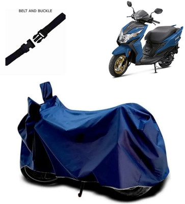 ma collections Waterproof Two Wheeler Cover for Honda(Dio, Blue)