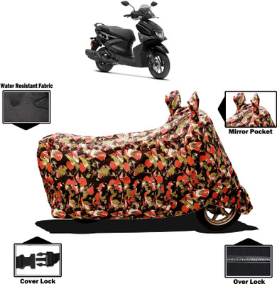 Amexride Two Wheeler Cover for Yamaha(Ray-ZR 125FI BS6, Multicolor)