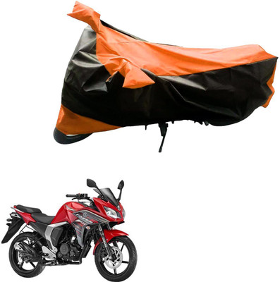 Mdstar Waterproof Two Wheeler Cover for Yamaha(R15 s, Black, Orange)