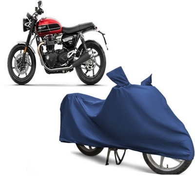 EGAL Waterproof Two Wheeler Cover for Triumph(Speed Twin, Blue)