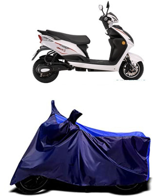 VESMEI Two Wheeler Cover for Bajaj(Sport 63 48V, Blue)