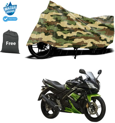 PAGORA Waterproof Two Wheeler Cover for Yamaha(YZF R15S, Yellow)