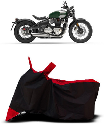 VESMEI Two Wheeler Cover for Triumph(Bonneville Bobber, Red)