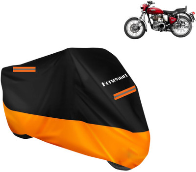 Horseyaart Waterproof Two Wheeler Cover for Royal Enfield(Bullet Electra Twinspark, Orange)