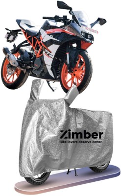 ZIMBER Waterproof Two Wheeler Cover for KTM(RC 390, Silver)