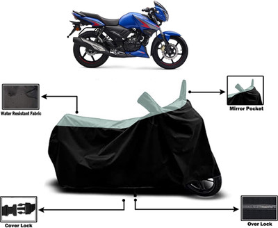 Amexride Two Wheeler Cover for TVS(Apache RTR 160, Multicolor)
