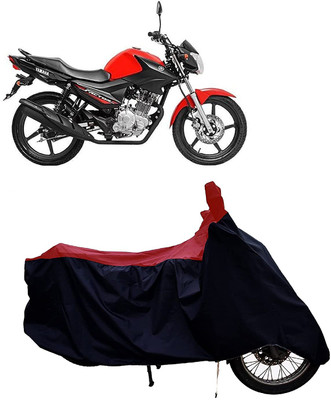 KEDIT Two Wheeler Cover for Yamaha(YBR 110, Red, Black)