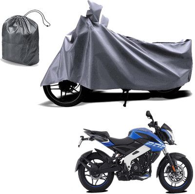 Autoinnovation Waterproof Two Wheeler Cover for Bajaj(Pulsar NS200, Grey)