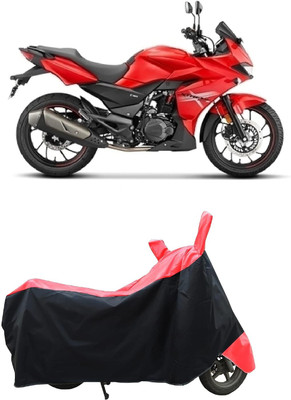 KEDIT Two Wheeler Cover for Hero(Xtreme 200S, Red, Black)