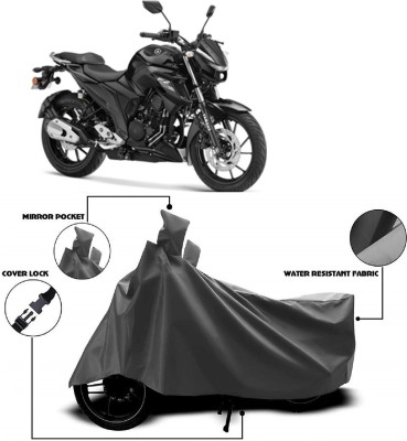 MMSSTAR Waterproof Two Wheeler Cover for Yamaha(FZ25, Grey)