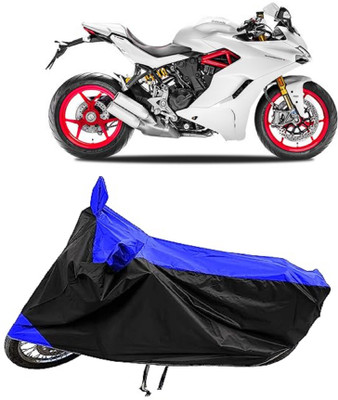 GROFATIK Two Wheeler Cover for Ducati(SuperSport, Blue)