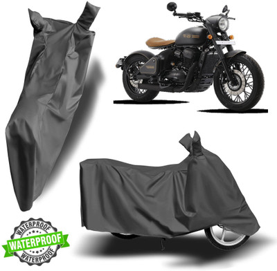 Autoinnovation Waterproof Two Wheeler Cover for JAWA(Perak, Grey)