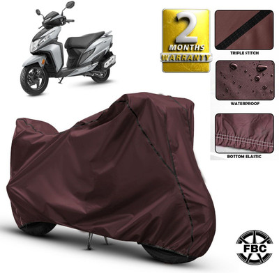 FBC Waterproof Two Wheeler Cover for Honda(Dio, Maroon)