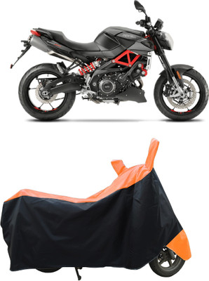 Coxtor Waterproof Two Wheeler Cover for Aprilia(Shiver 900 BS6, Orange)