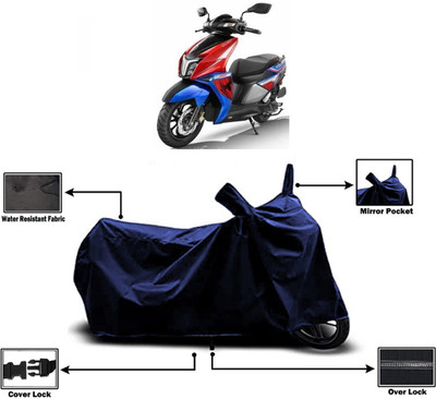 Amexride Two Wheeler Cover for TVS(Ntorq 125, Blue)