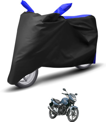 Caronix Waterproof Two Wheeler Cover for Suzuki(GS 150R, Blue)
