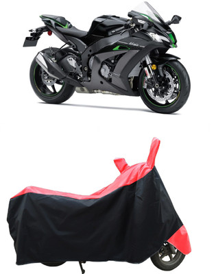 Coxtor Two Wheeler Cover for Kawasaki(Ninja ZX-10R SE BS6, Red)