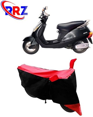 RRZ Waterproof Two Wheeler Cover for Kinetic(Nova EX, Black, Red)