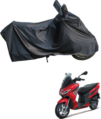 Motodreka Waterproof Two Wheeler Cover for Aprilia(SXR 160 BS6, Black)