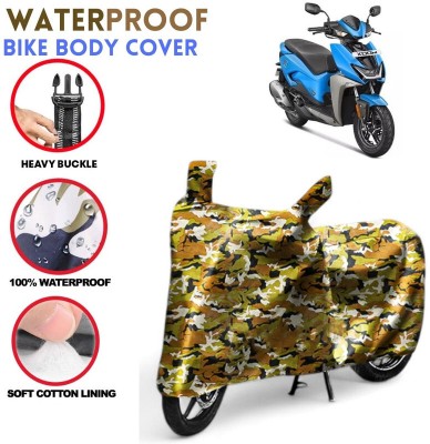 kerwa Waterproof Two Wheeler Cover for Hero(Multicolor)