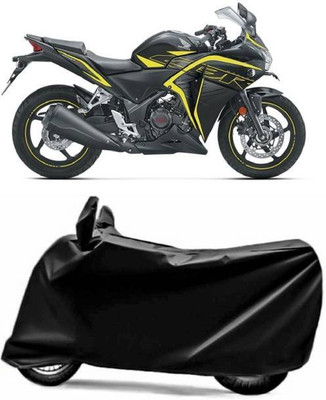 smwzxyu Waterproof Two Wheeler Cover for Honda(CBR 250R, Black)