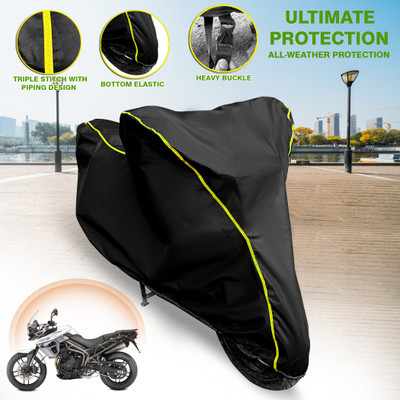 GARREGE Waterproof Two Wheeler Cover for Triumph(Tiger 800 XR, Blue)
