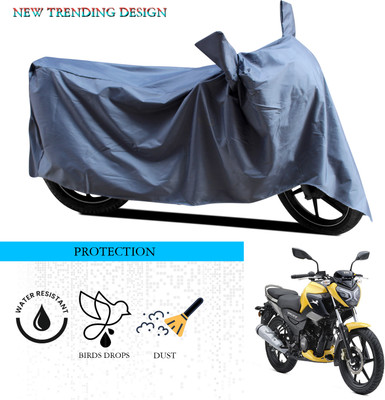 ANTHUB Waterproof Two Wheeler Cover for TVS(Raider, Grey)