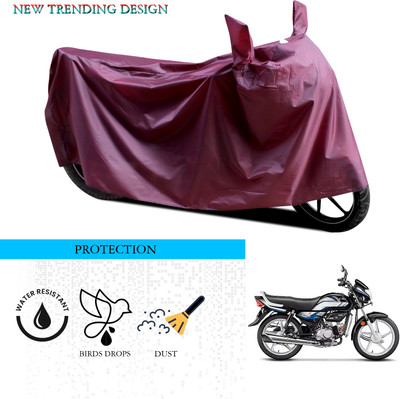 SnehaSales Waterproof Two Wheeler Cover for Hero(HF Deluxe, Maroon)